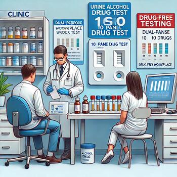 Urine Alcohol With 10 Panel Drug Test